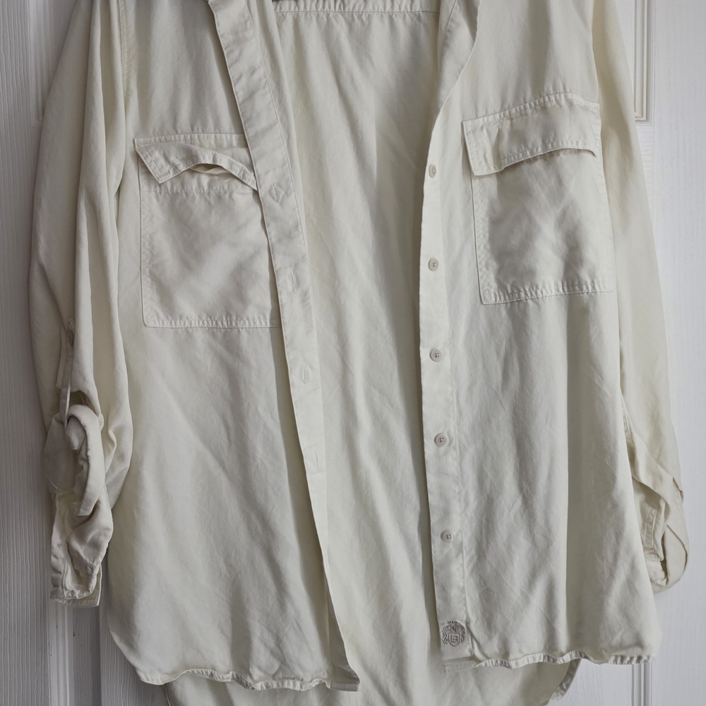 Babaton Cream Button Down Shirt
